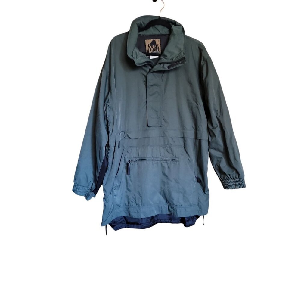 Drift Brand Nylon Jacket Mens XLarge Zip Pockets Water Wind Repellant (No Hood)